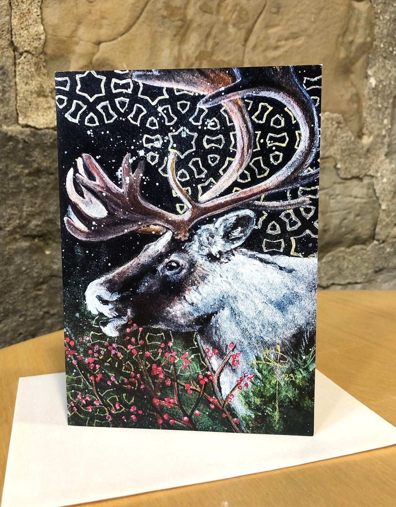 Carte de Noël Format 5 x 7 - Crystel Andrée Artiste