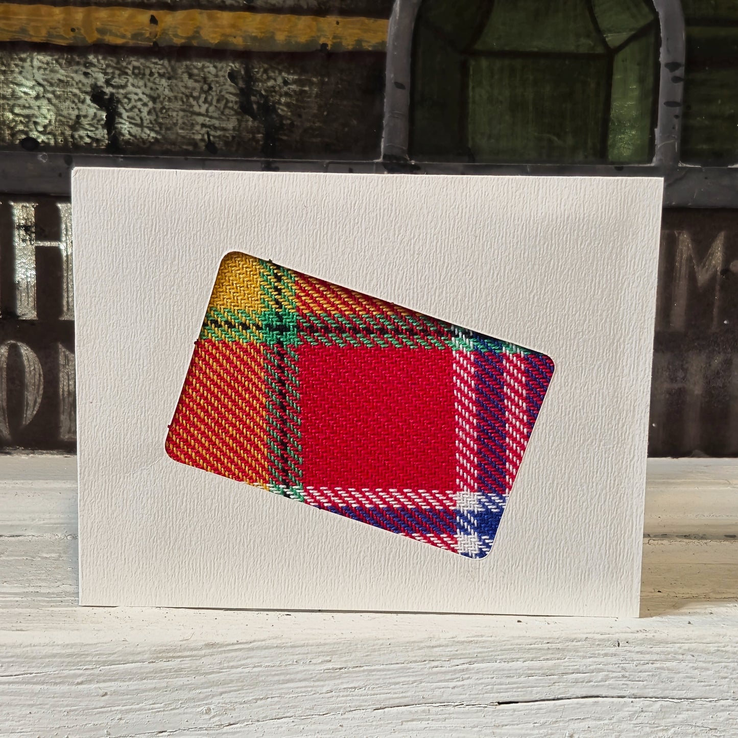 Carte de Souhaits - Tartan