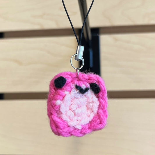 Cordon Décoratif Grenouille Pop-It en Crochet