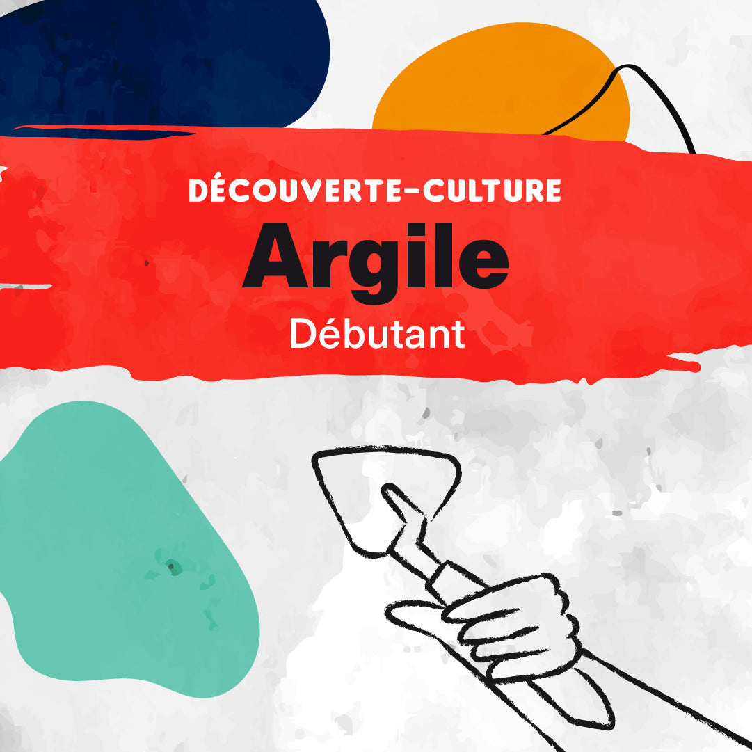 Atelier Découverte-Culture "Argile Débutant" - Offert les mercredis du 14 février au 17 avril 2024.