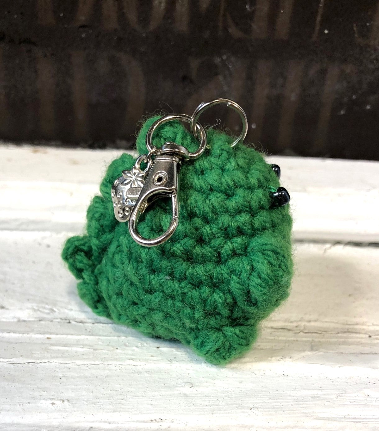 Porte-Clé Dinosaure en Crochet