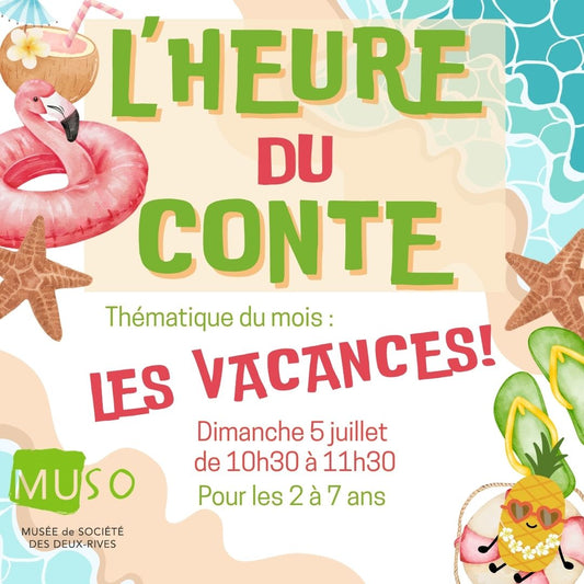 L'Heure du Conte - 5 juillet 2026 - Activité Gratuite