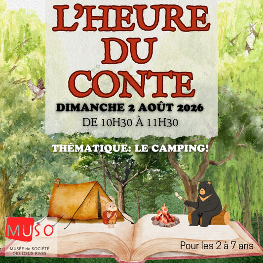 L'Heure du Conte - 2 août 2026 - Activité Gratuite