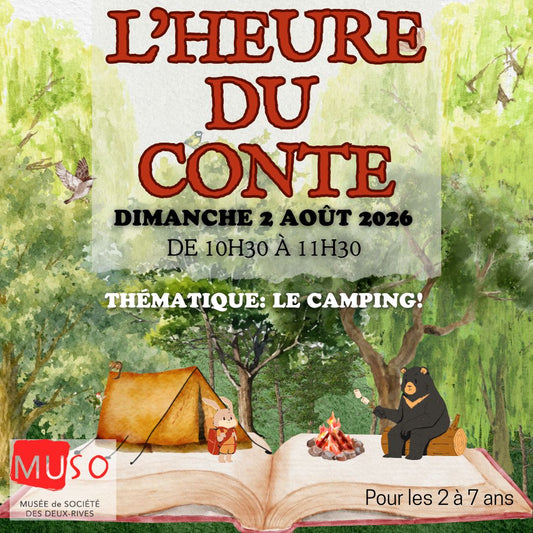 L'Heure du Conte - 2 août 2026 - Activité Gratuite