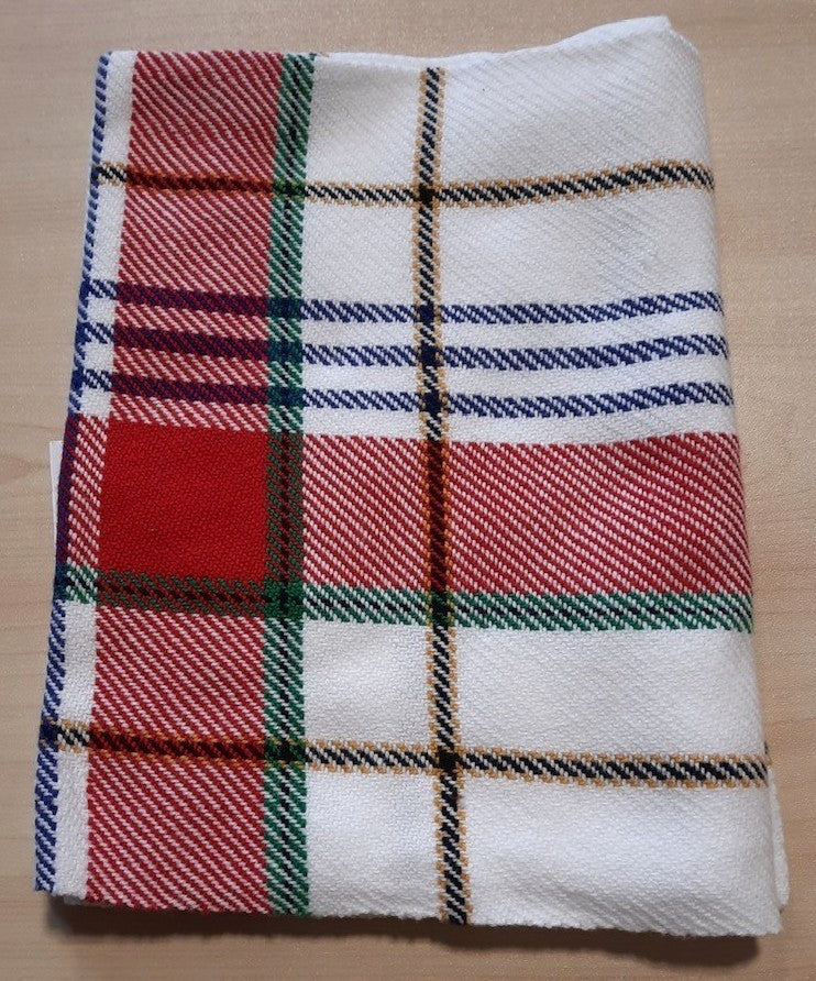 Linge Tartan Cérémonial de Salaberry-de-Valleyfield Blanc