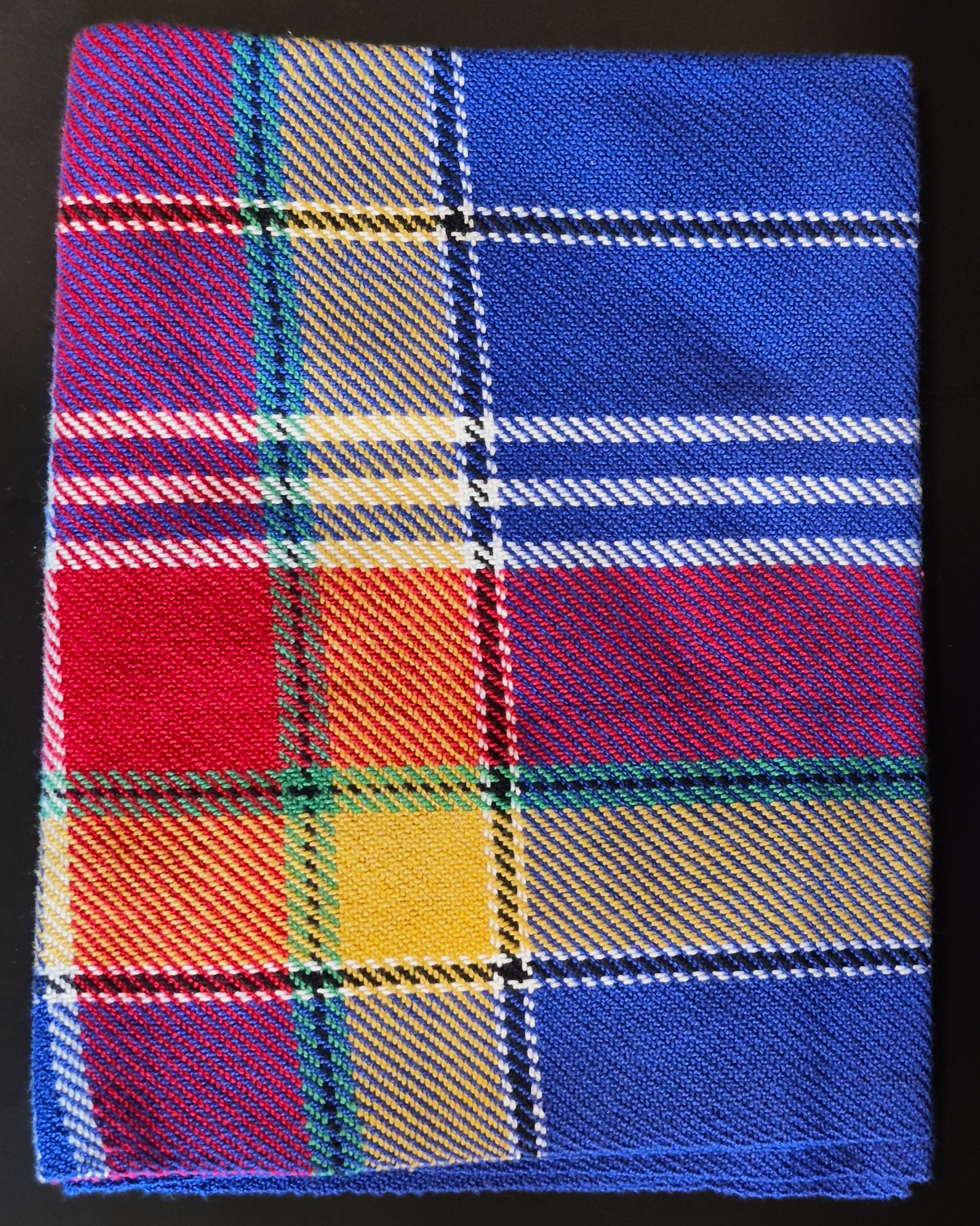 Linge Tartan Traditionnel de Salaberry-de-Valleyfield Bleu