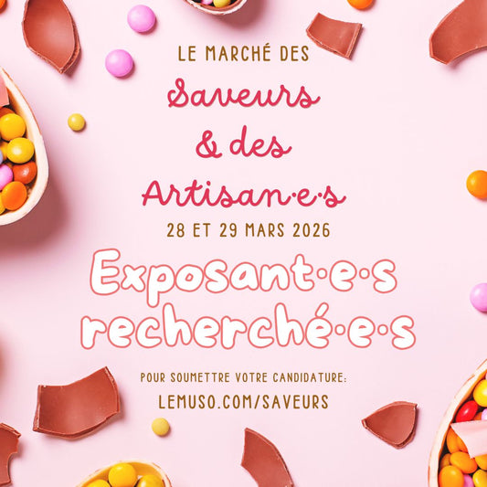 Inscription - Marché des Saveurs du MUSO 2026 (28-29 mars)