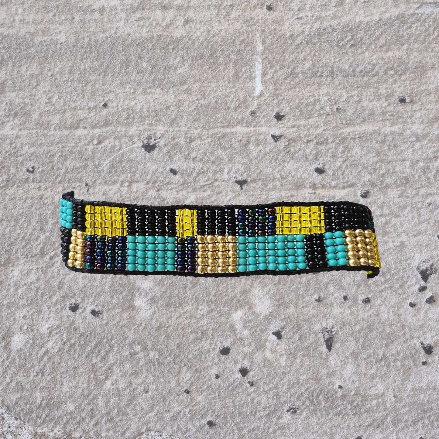 LCM Bracelet Petit Tissage & Billes