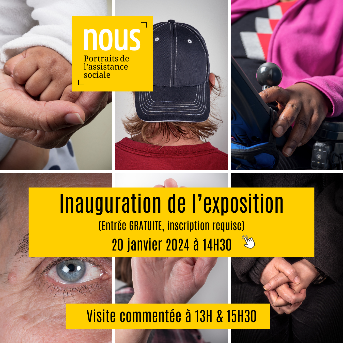 Inauguration de l'Exposition NOUS Portraits de l'Assistance Sociale