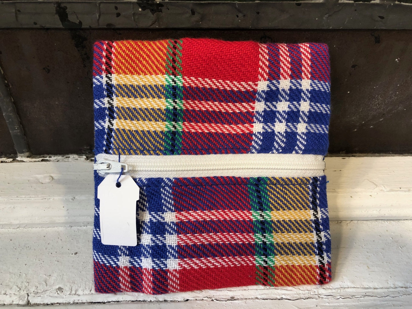 Pochette Tissée Tartan - Petite