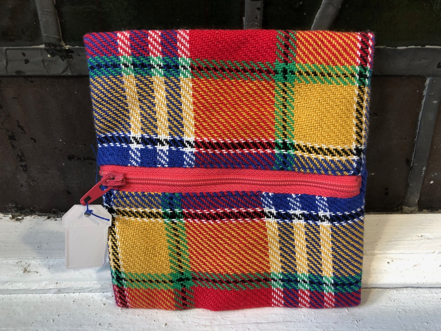 Pochette Tissée Tartan - Petite