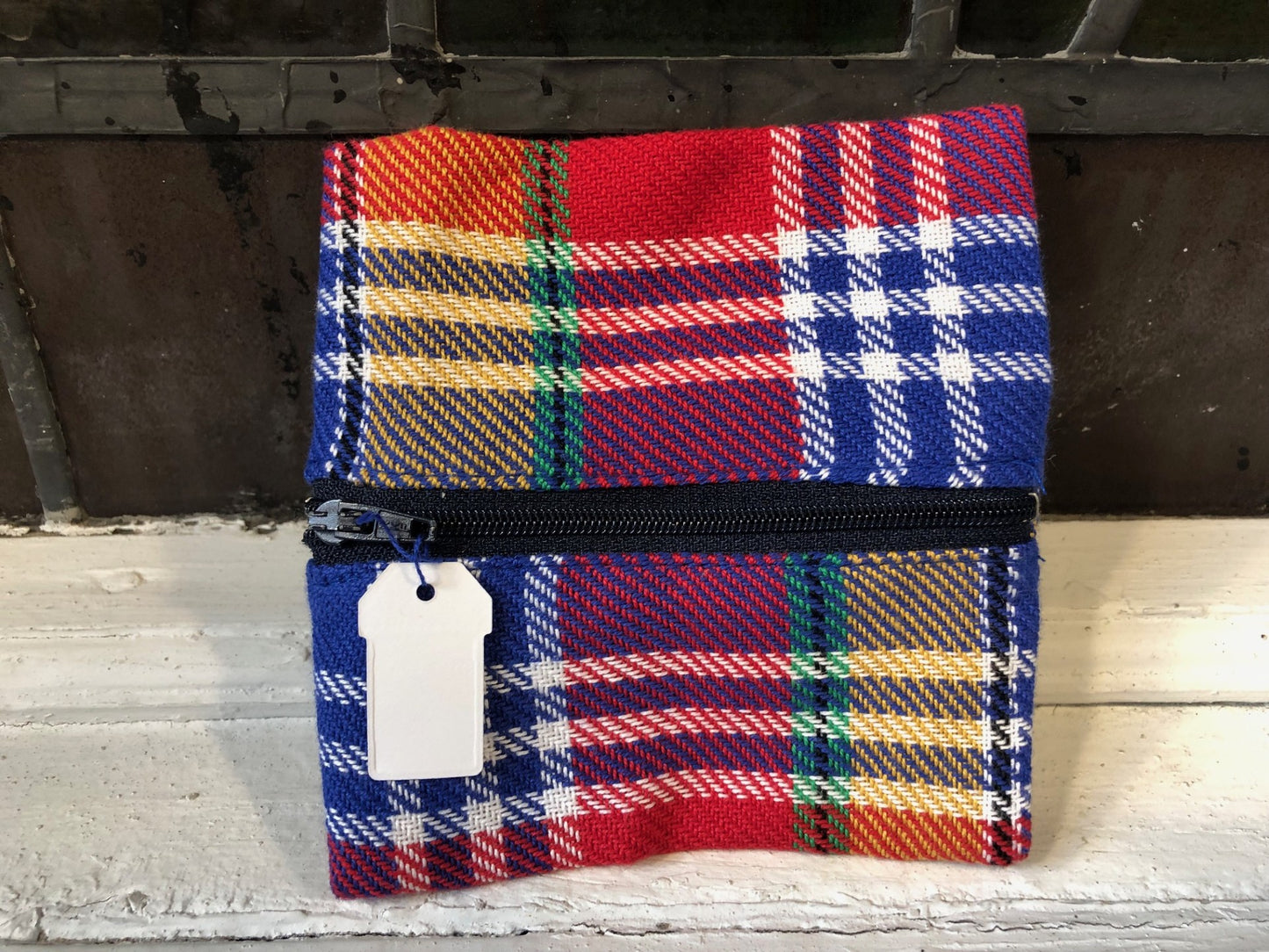 Pochette Tissée Tartan - Petite