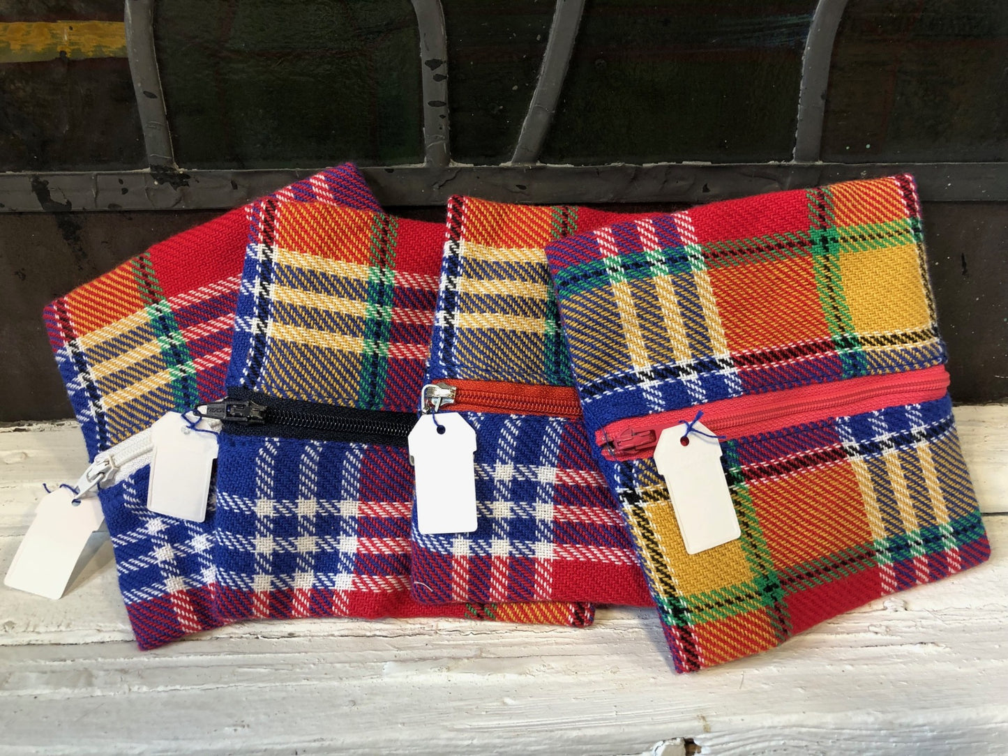 Pochette Tissée Tartan - Petite