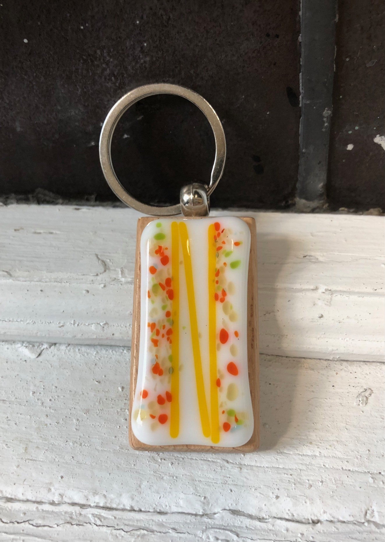 Porte-Clé Verre Fusion