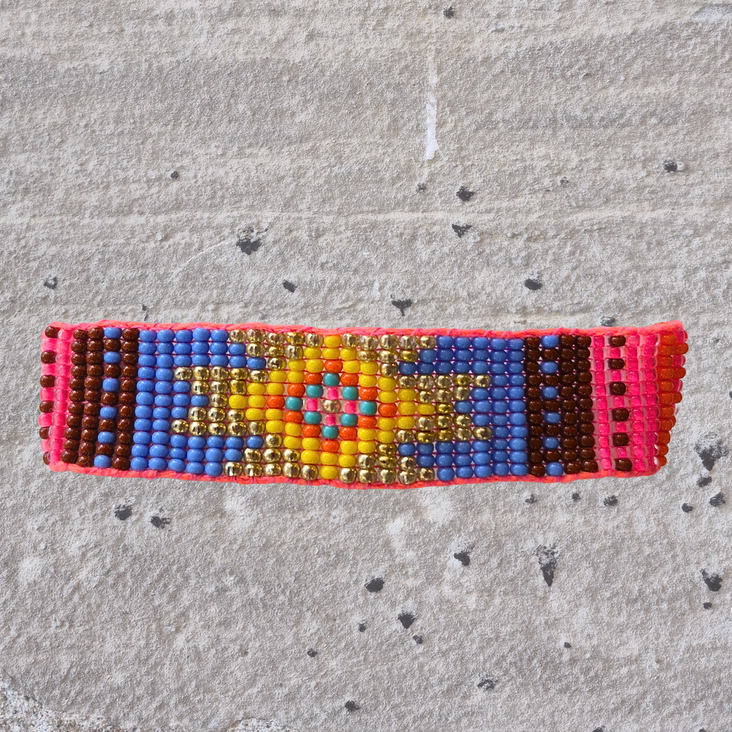 LCM Bracelet Large Tissage & Billes
