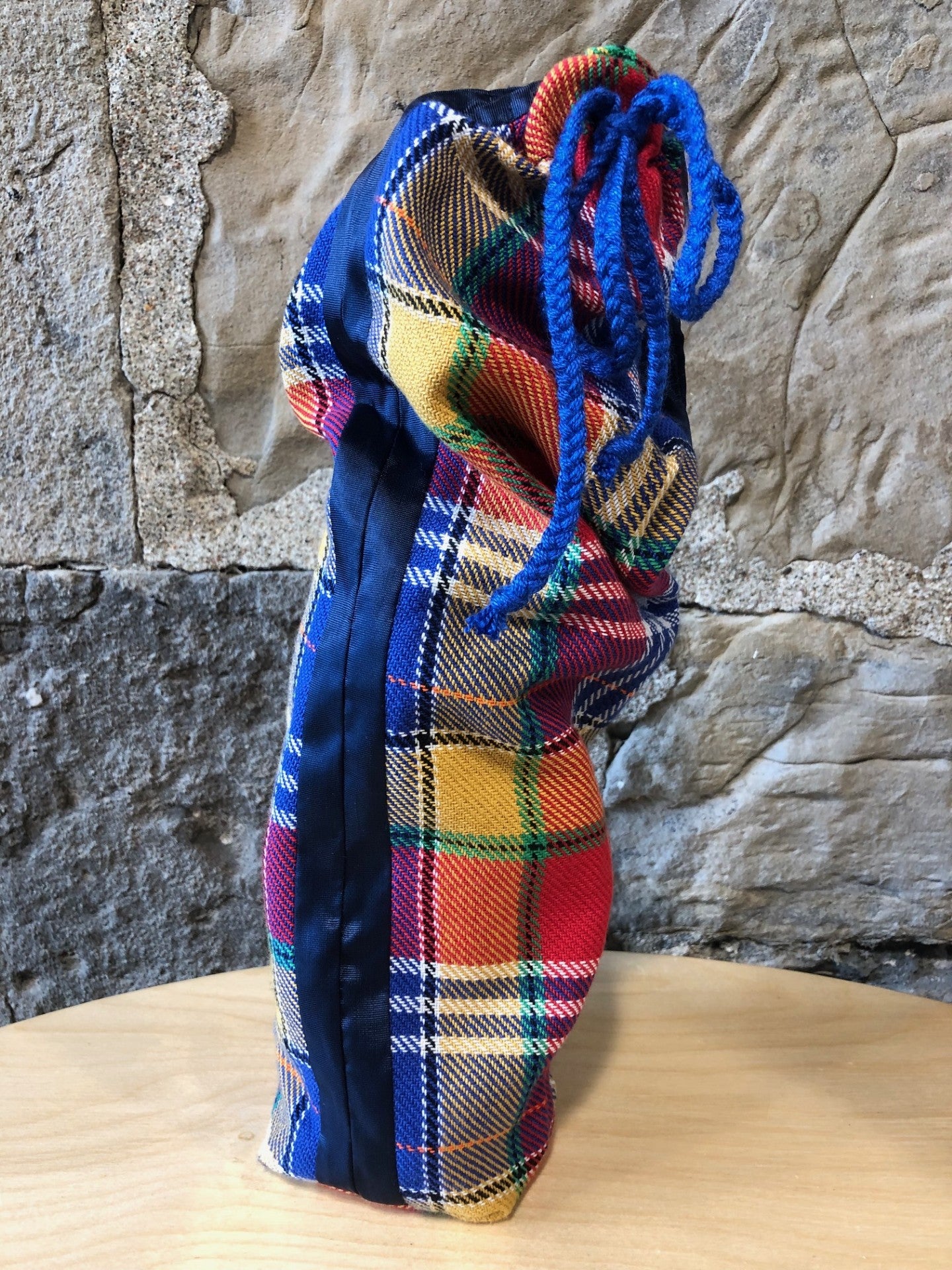 Sac Porte-Bouteille Tartan à Cordon #20