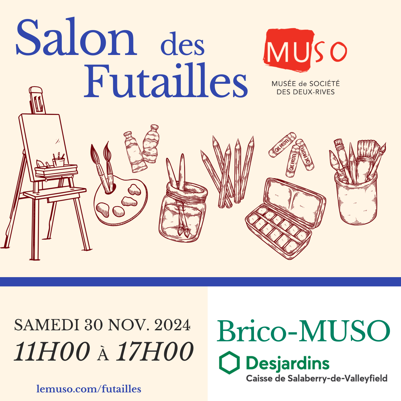 Brico-MUSO - 30 novembre (GRATUIT)