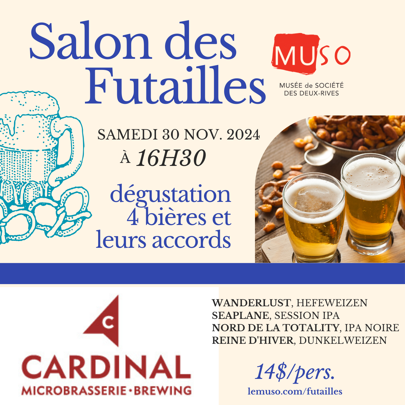 Activité de Sommellerie - Microbrasserie Cardinal