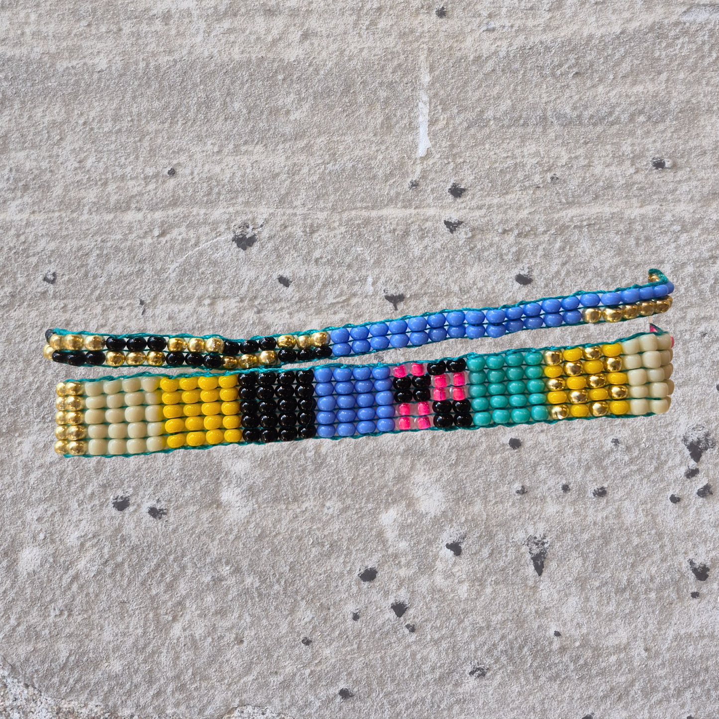 LCM Bracelet Petit Tissage & Billes