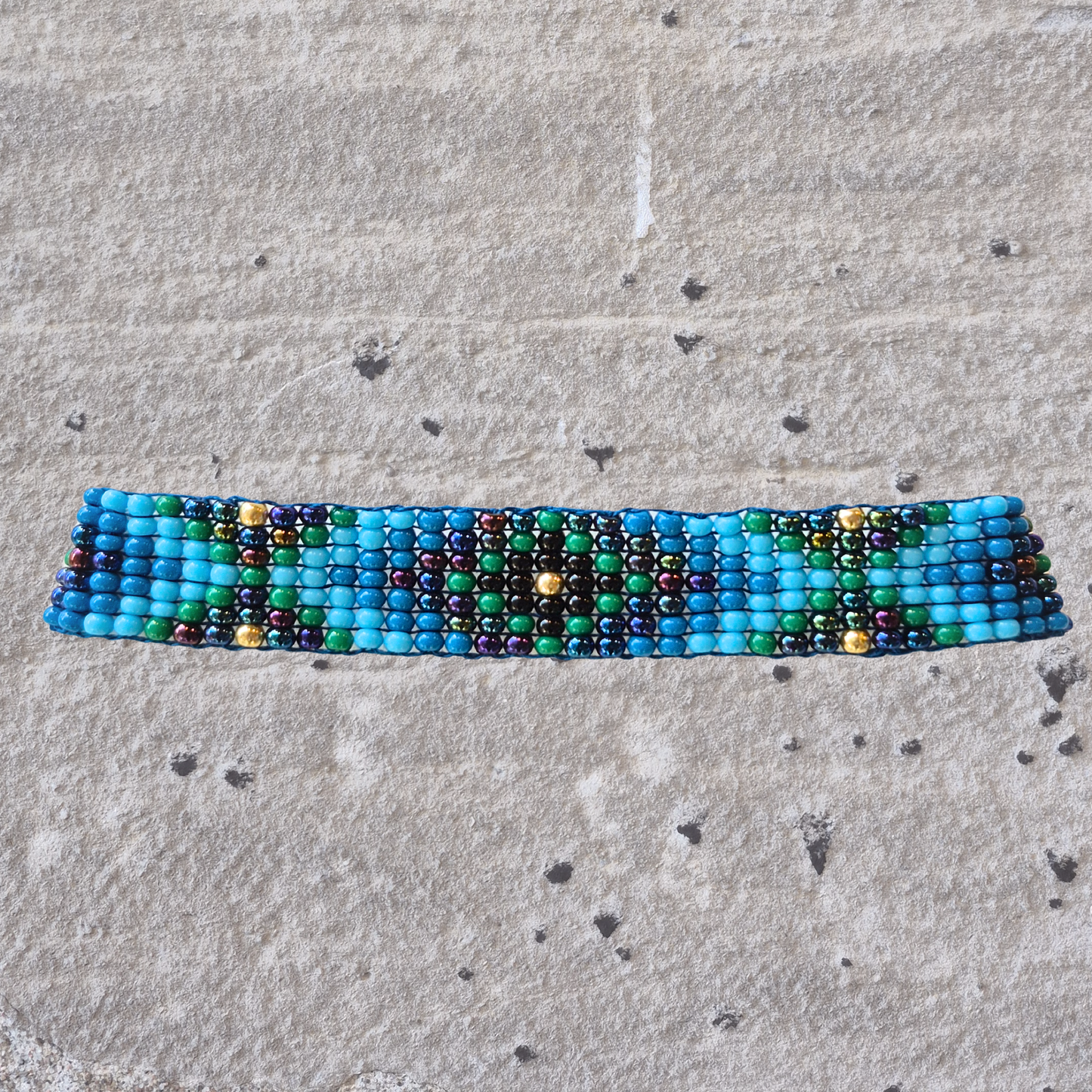 LCM Bracelet Petit Tissage & Billes