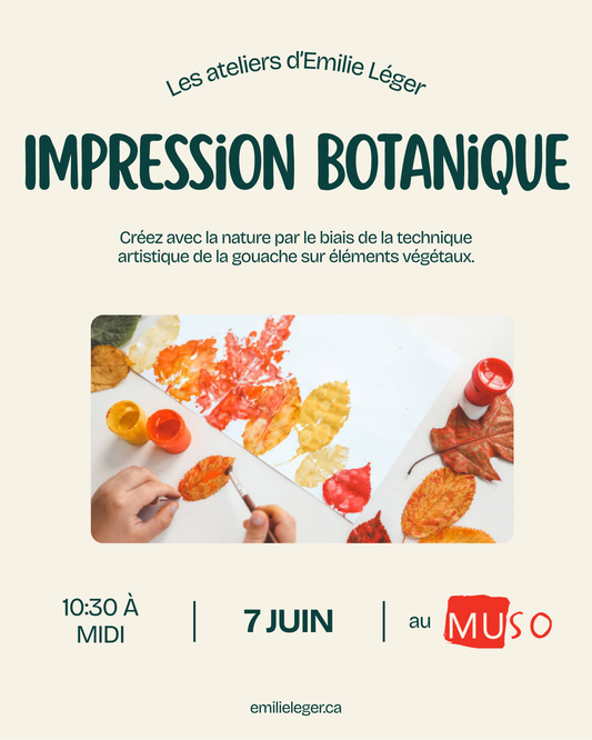 Atelier Impression botanique - 7 juin 2025