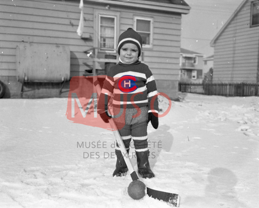 Photo Iconique colorisée - Hockey Enfant