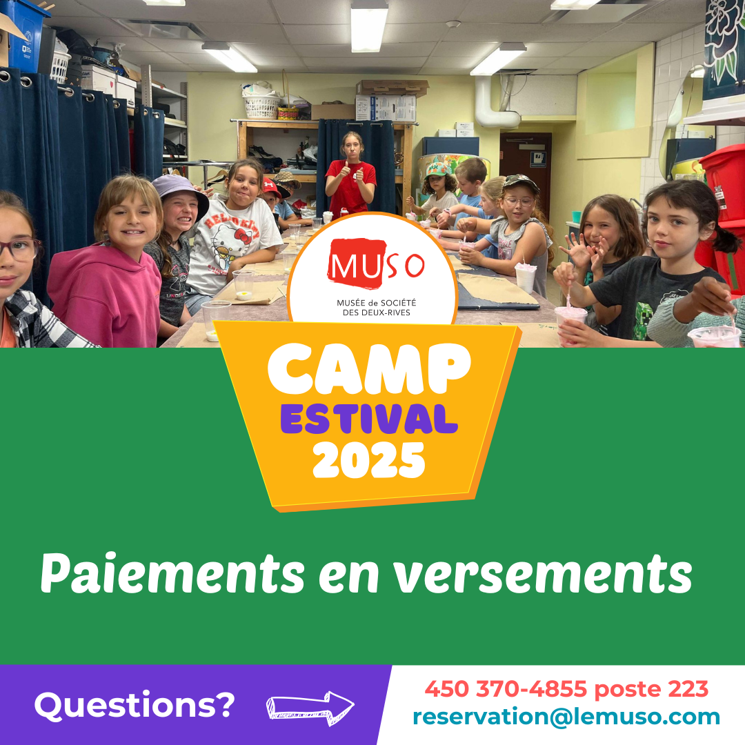 Camp de jour - Paiement par versement