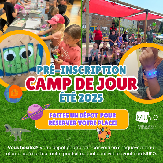 Pré-Inscription: Camp de jour estival 2025